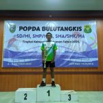 Gemilang di Lapangan, Faqih Antar MTsN 5 Kebumen Juara 1 POPDA Bulutangkis 2025