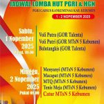 Meriah! Lomba HUT PGRI dan HGN 2025 Digelar Dua Hari, Libatkan Guru se-Kankemenag Kebumen