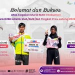 Harumkan Nama Kebumen, Atlet Atletik MAN 1 Kebumen Borong Tiga Medali O2SN Provinsi Jawa Tengah