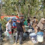 Bagana Ansor Kebumen Salurkan Air Bersih ke Seboro, 75 KK Terdampak Kekeringan Terbantu